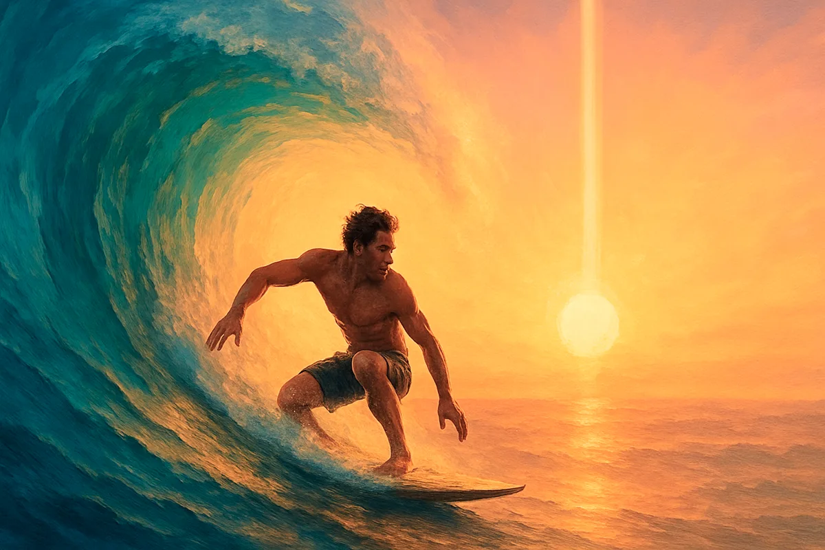 The Passions of Surfing the Sunset Barrel