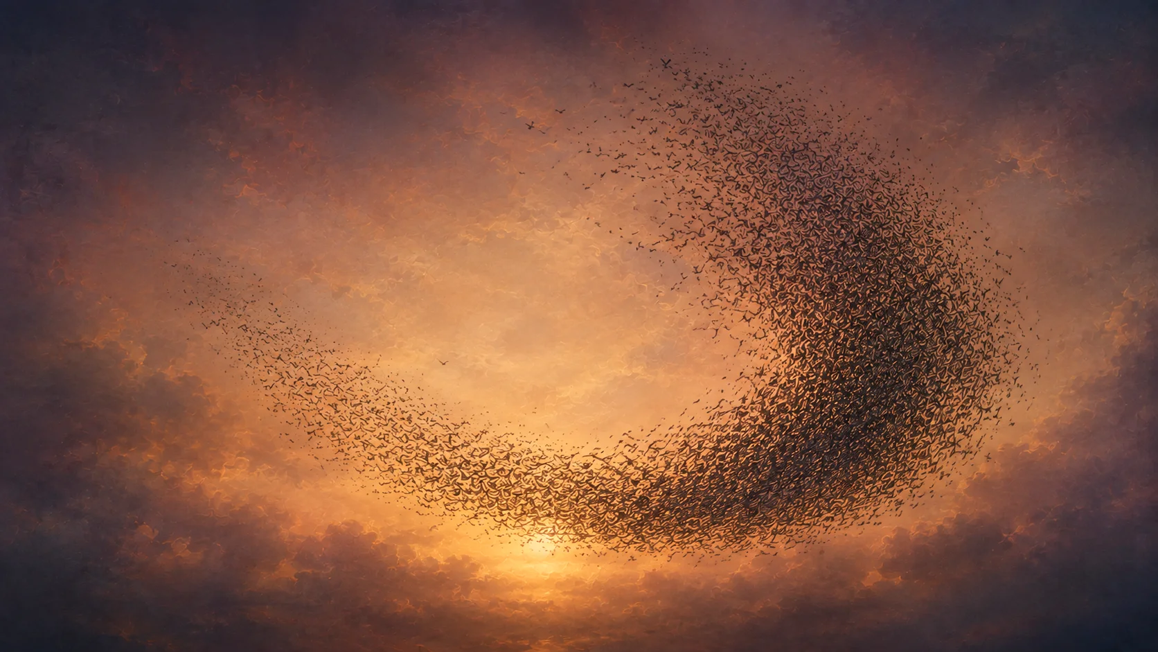 Murmuration2 poetry with song - love holds everything